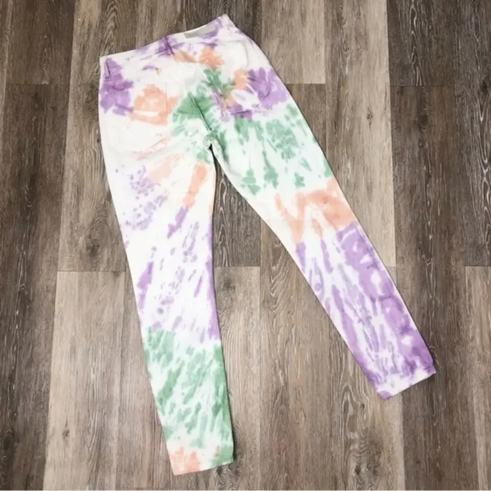 GRLFRND Karolina Tie Dye Skinny Jeans in Sugar Magnolia Size 25 NWOT